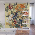 Floral and Birds XXIX Wall Mural Gallery Image 1
