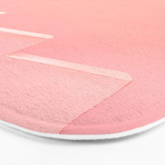Pink steps of Muralla Roja Spain | Andalusia travel photography art pastel colored poster Bath Mat Gallery Image 3