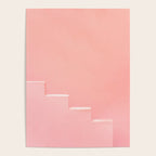 Pink steps of Muralla Roja Spain | Andalusia travel photography art pastel colored poster Poster Gallery Image 4