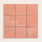 Pink steps of Muralla Roja Spain | Andalusia travel photography art pastel colored poster Wood Wall Art Gallery Image 1