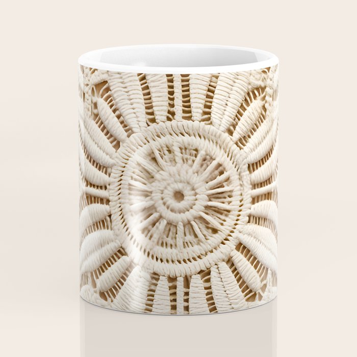 Boho Chic Macrame Mandala Coffee Mug Gallery Image 4