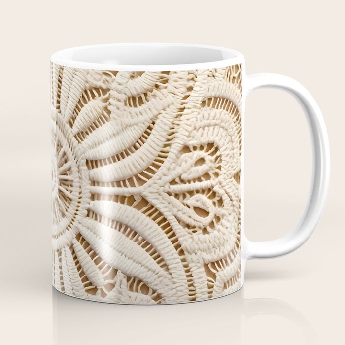 Boho Chic Macrame Mandala Coffee Mug Gallery Image 1