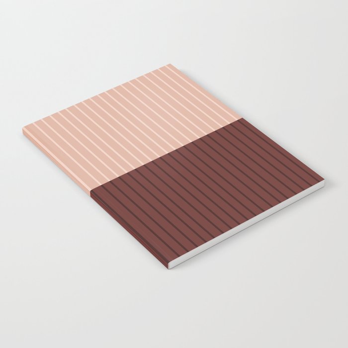 Color Block Lines XXXV Notebook Gallery Image 1