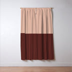 Color Block Lines XXXV Window Curtain Gallery Image 3
