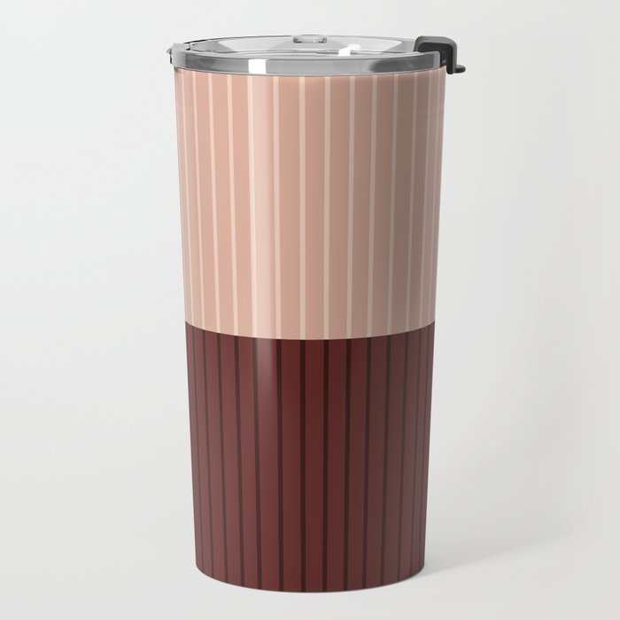 Color Block Lines XXXV Travel Mug Gallery Image 2