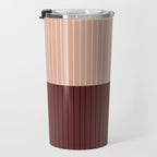 Color Block Lines XXXV Travel Mug Gallery Image 3