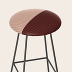 Color Block Lines XXXV Stool Gallery Image 2