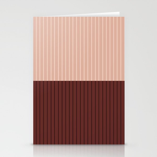 Color Block Lines XXXV Stationery Card Gallery Image 1