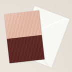 Color Block Lines XXXV Stationery Card Gallery Image 2