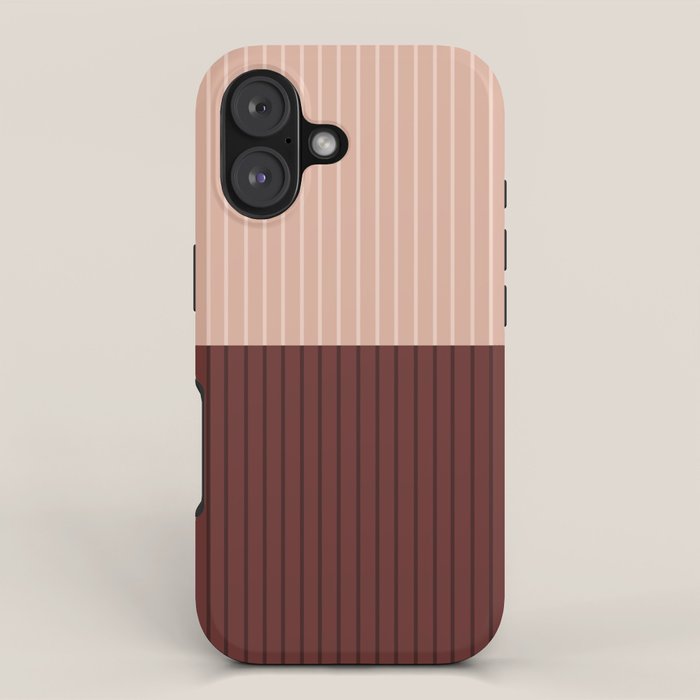 Color Block Lines XXXV iPhone Case Gallery Image 1