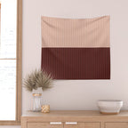 Color Block Lines XXXV Wall Tapestry Gallery Image 2