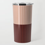 Color Block Lines XXXV Travel Mug Gallery Image 1