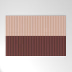 Color Block Lines XXXV Welcome Mat Gallery Image 1