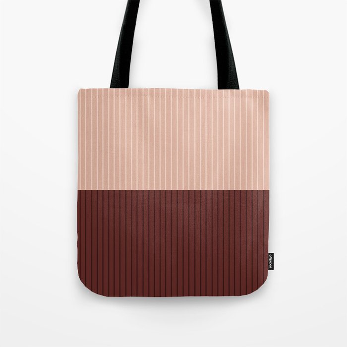 Color Block Lines XXXV Tote Bag Gallery Image 1