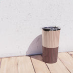Color Block Lines XXXV Travel Mug Gallery Image 4