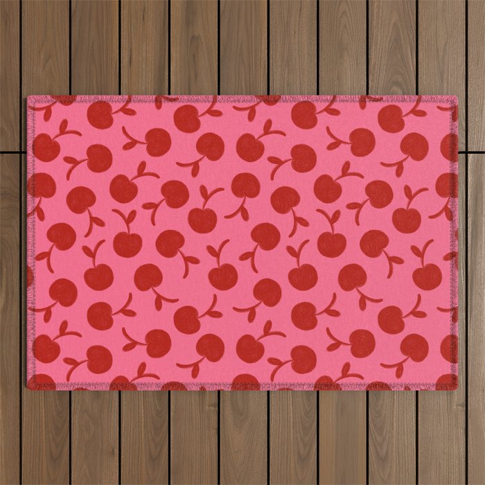 Cherry - Viva Magenta Outdoor Rug Gallery Image 1