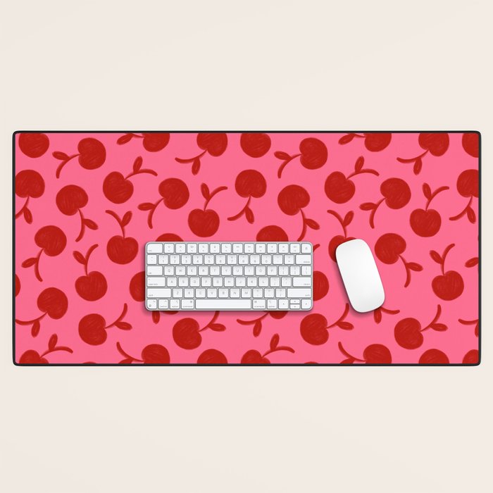 Cherry - Viva Magenta Desk Mat Gallery Image 1