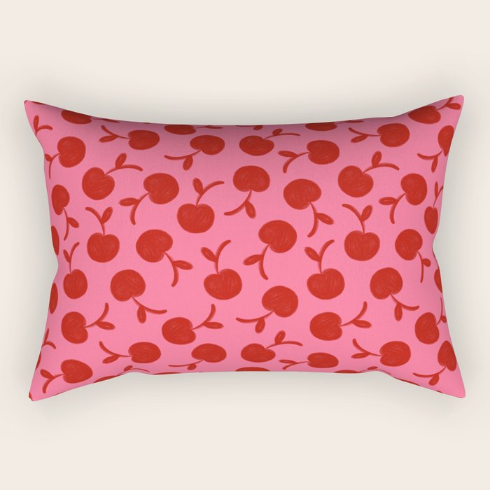 Cherry - Viva Magenta Rectangular Pillow Gallery Image 2