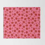 Cherry - Viva Magenta Throw Blanket Gallery Image 2