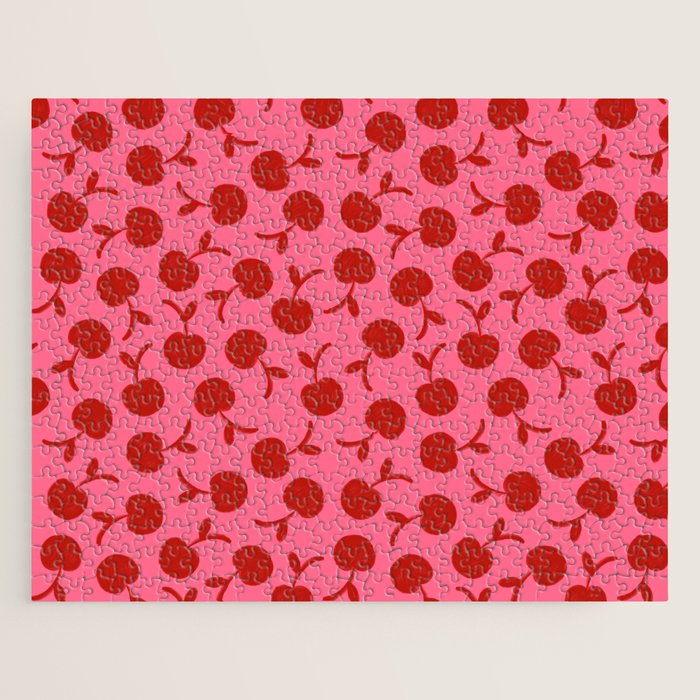 Cherry - Viva Magenta Jigsaw Puzzle Gallery Image 1