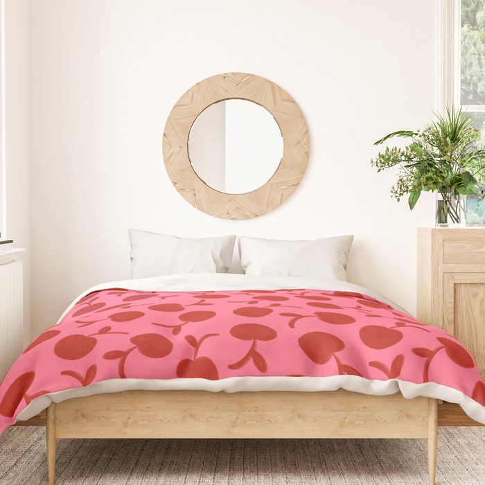 Cherry - Viva Magenta Duvet Cover Gallery Image 3