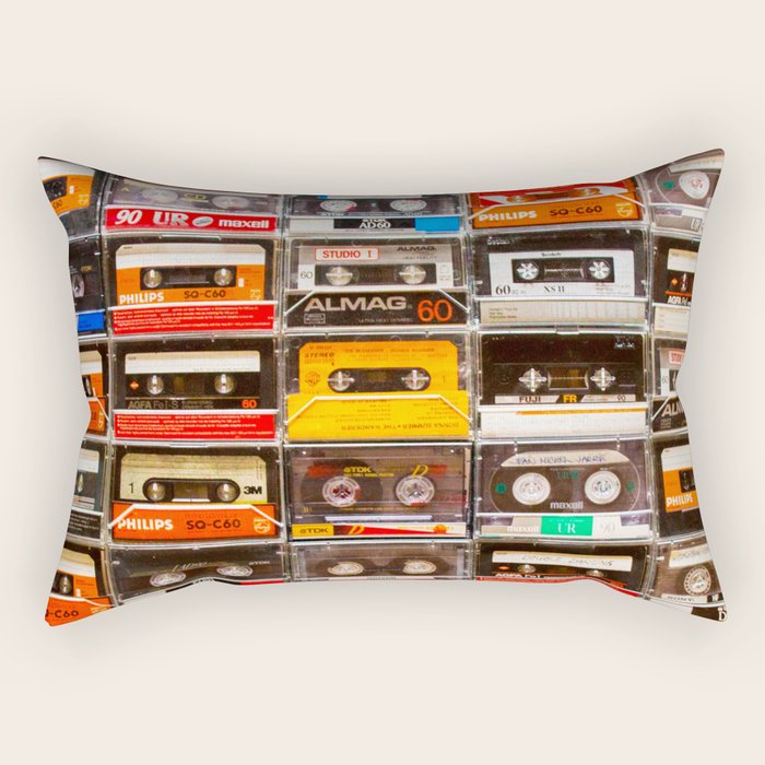 Something Nostalgic V - Music - Global Language #decor #society6 #buyart Rectangular Pillow Gallery Image 2