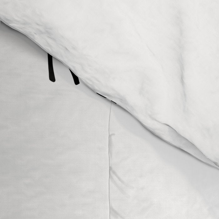 Black and white deer animal art pattern Comforter Gallery Image 4