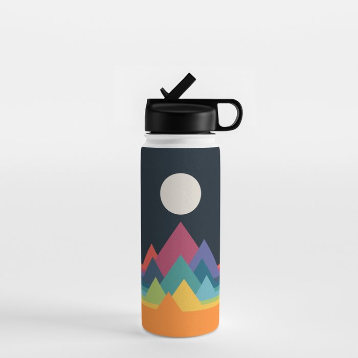 Whimsical Mountains Water Bottle Gallery Image 1