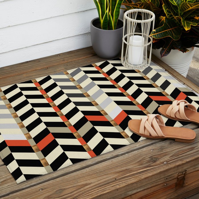 Geometric#29 Outdoor Rug Gallery Image 2