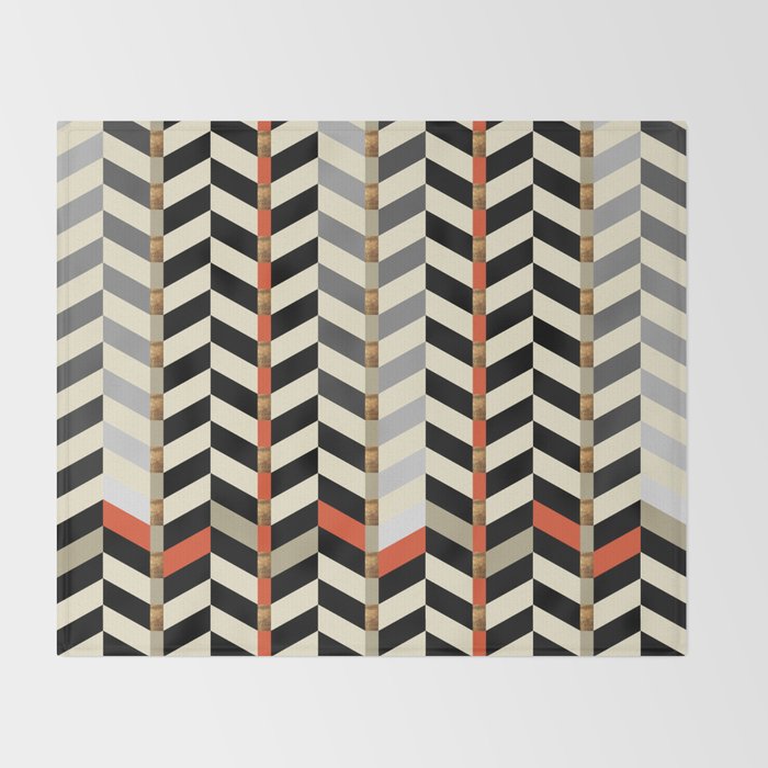 Geometric#29 Throw Blanket Gallery Image 2