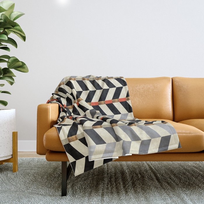 Geometric#29 Throw Blanket Gallery Image 1