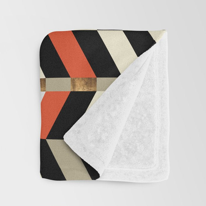 Geometric#29 Throw Blanket Gallery Image 3