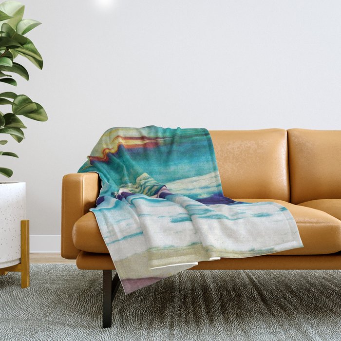 Living Rapture in Yeno Throw Blanket Gallery Image 1