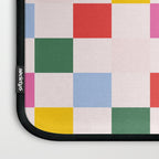 Retro Bauhaus Pattern | Abstract Shapes | Geometric Checks Laptop Sleeve Gallery Image 3