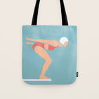 Pool Diver Tote Bag Gallery Image 1