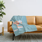 Pool Diver Throw Blanket Gallery Image 1