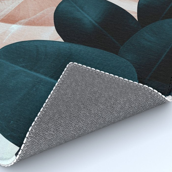 Blush & Blue Leaves Rug Gallery Image 4