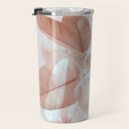 Blush & Blue Leaves Travel Mug Gallery Image 3
