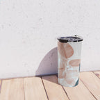 Blush & Blue Leaves Travel Mug Gallery Image 4