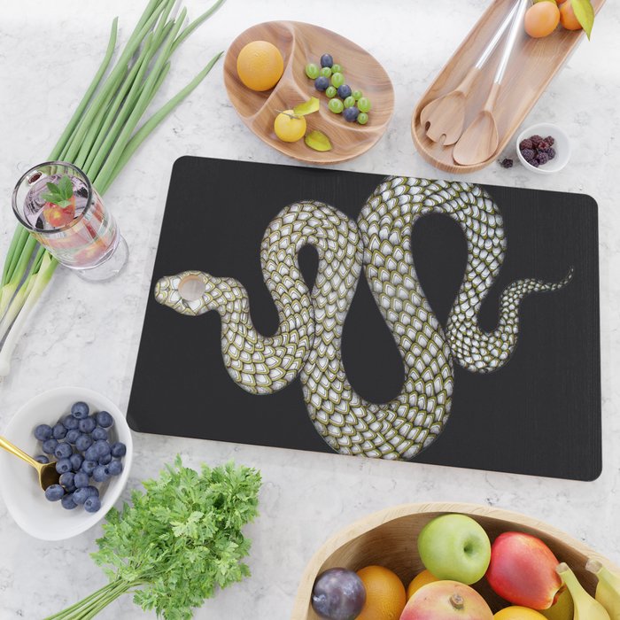 Snake's Charm in Black Cutting Board Gallery Image 2