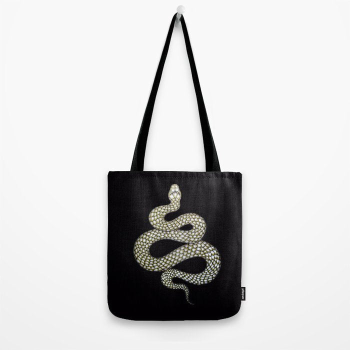 Snake's Charm in Black Tote Bag Gallery Image 2