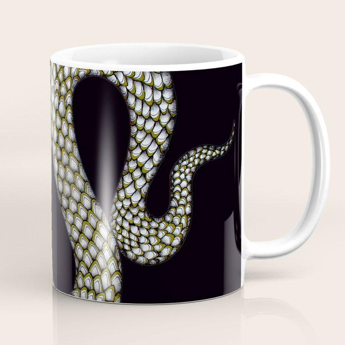 Snake's Charm in Black Coffee Mug Gallery Image 1