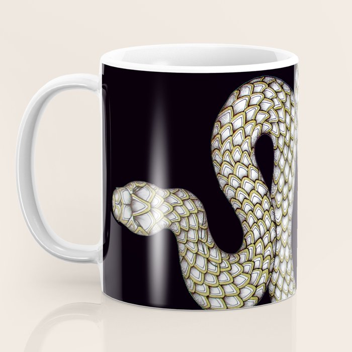 Snake's Charm in Black Coffee Mug Gallery Image 3