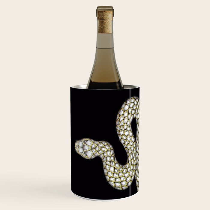 Snake's Charm in Black Wine Chiller Gallery Image 2