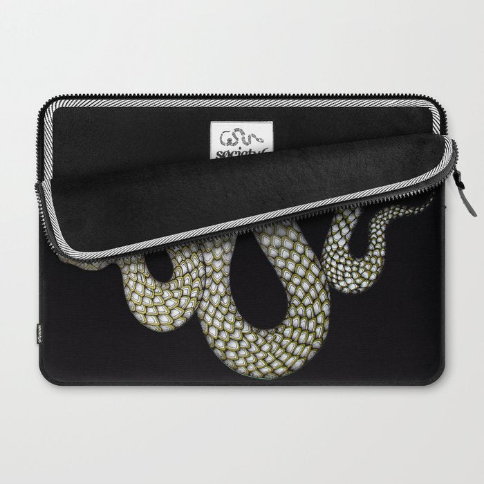 Snake's Charm in Black Laptop Sleeve Gallery Image 2