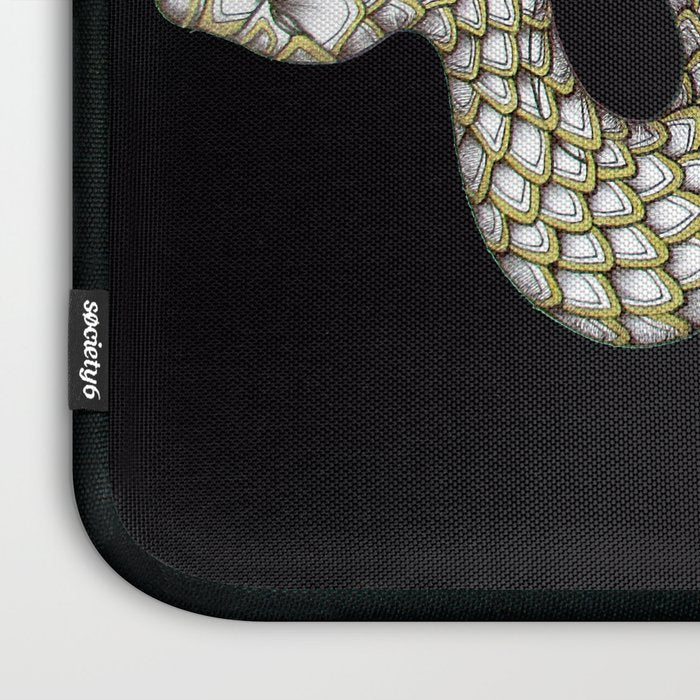 Snake's Charm in Black Laptop Sleeve Gallery Image 3