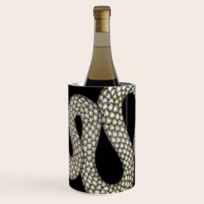 Snake's Charm in Black Wine Chiller Gallery Image 1