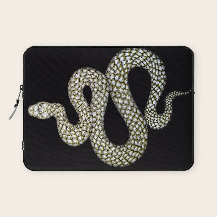 Snake's Charm in Black Laptop Sleeve Gallery Image 1