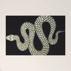 Snake's Charm in Black Welcome Mat Gallery Image 1