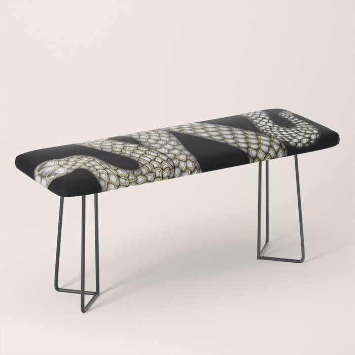 Snake's Charm in Black Bench Gallery Image 1